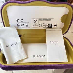 Gucci Purple Eyewear Case